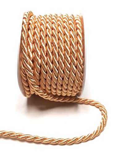 s.dekoda Kordel 10m x 6mm Apricot Drehkordel Dekoband Kordelband Kordelschnur s.dekoda Kordel 10m x 6mm Apricot Drehkordel Dekoband Kordelband Kordelschnur von s.dekoda