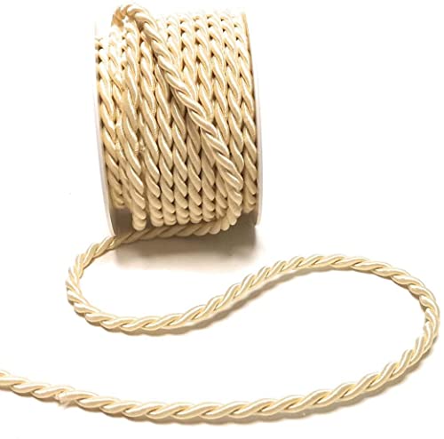 s.dekoda Kordel 10m x 6mm Creme Drehkordel Dekoband Kordelband Kordelschnur s.dekoda Kordel 10m x 6mm Creme Drehkordel Dekoband Kordelband Kordelschnur von s.dekoda