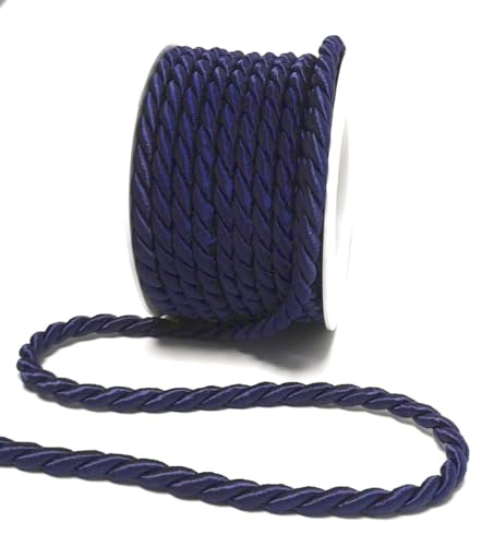s.dekoda Kordel 10m x 6mm Dunkelblau Drehkordel Dekoband Kordelband Kordelschnur s.dekoda Kordel 10m x 6mm Dunkelblau Drehkordel Dekoband Kordelband Kordelschnur von s.dekoda