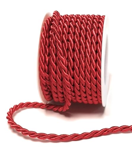 s.dekoda Kordel 10m x 6mm Rot Drehkordel Dekoband Kordelband Kordelschnur s.dekoda Kordel 10m x 6mm Rot Drehkordel Dekoband Kordelband Kordelschnur von s.dekoda