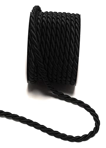 s.dekoda Kordel 10m x 6mm Schwarz Drehkordel Dekoband Kordelband Kordelschnur s.dekoda Kordel 10m x 6mm Schwarz Drehkordel Dekoband Kordelband Kordelschnur von s.dekoda