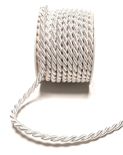 s.dekoda Kordel 10m x 6mm Weiß Drehkordel Dekoband Kordelband Kordelschnur s.dekoda Kordel 10m x 6mm Weiß Drehkordel Dekoband Kordelband Kordelschnur von s.dekoda
