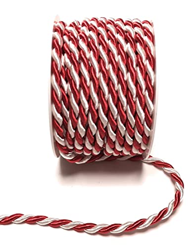 s.dekoda Kordel 10m x 6mm zweifarbig Rot - Weiß Drehkordel Dekoband Kordelband Kordelschnur s.dekoda Kordel 10m x 6mm zweifarbig Rot - Weiß Drehkordel Dekoband Kordelband Kordelschnur von s.dekoda