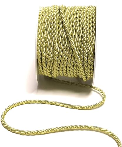s.dekoda Kordel 15m x 4mm Hellgrün Drehkordel Dekoband Kordelband Kordelschnur von s.dekoda