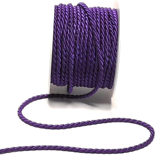 s.dekoda Kordel 15m x 4mm Lila Drehkordel Dekoband Kordelband Kordelschnur von s.dekoda