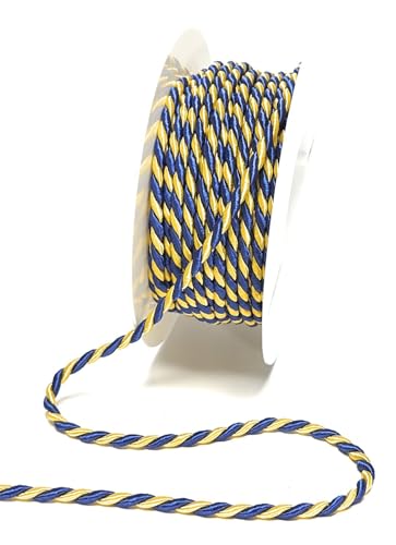 s.dekoda Kordel 15m x 4mm zweifarbig Blau - Gelb Drehkordel Dekoband Kordelband Kordelschnur s.dekoda Kordel 15m x 4mm zweifarbig Blau - Gelb Drehkordel Dekoband Kordelband Kordelschnur von s.dekoda