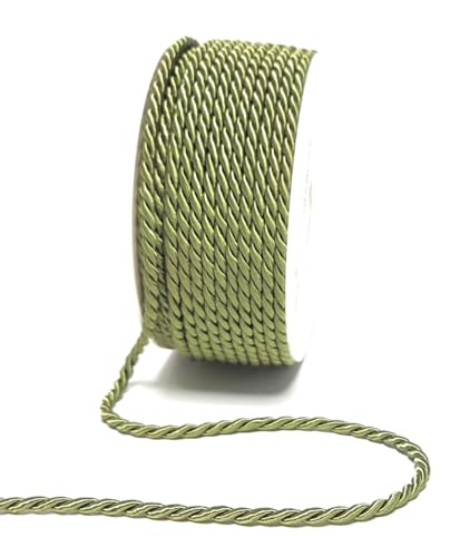 s.dekoda Kordel 25m x 4mm Olivgrün Grün Drehkordel Dekoband Kordelband Kordelschnur s.dekoda Kordel 25m x 4mm Olivgrün Grün Drehkordel Dekoband Kordelband Kordelschnur von s.dekoda