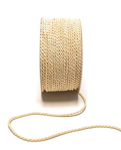 s.dekoda Kordel 50m x 2mm Creme Beige Drehkordel Dekoband Kordelband Kordelschnur s.dekoda Kordel 50m x 2mm Creme Beige Drehkordel Dekoband Kordelband Kordelschnur von s.dekoda