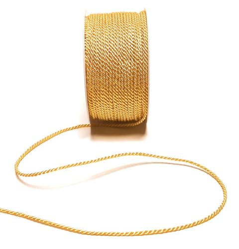 s.dekoda Kordel 50m x 2mm Gelb Drehkordel Dekoband Kordelband Kordelschnur s.dekoda Kordel 50m x 2mm Gelb Drehkordel Dekoband Kordelband Kordelschnur von s.dekoda