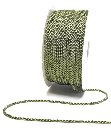 s.dekoda Kordel 50m x 2mm Olivgrün Grün Drehkordel Dekoband Kordelband Kordelschnur s.dekoda Kordel 50m x 2mm Olivgrün Grün Drehkordel Dekoband Kordelband Kordelschnur von s.dekoda