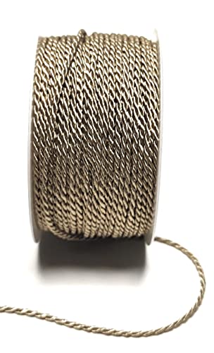 s.dekoda Kordel 50m x 2mm Sand Sandbraun Drehkordel Dekoband Kordelband Kordelschnur s.dekoda Kordel 50m x 2mm Sand Sandbraun Drehkordel Dekoband Kordelband Kordelschnur von s.dekoda
