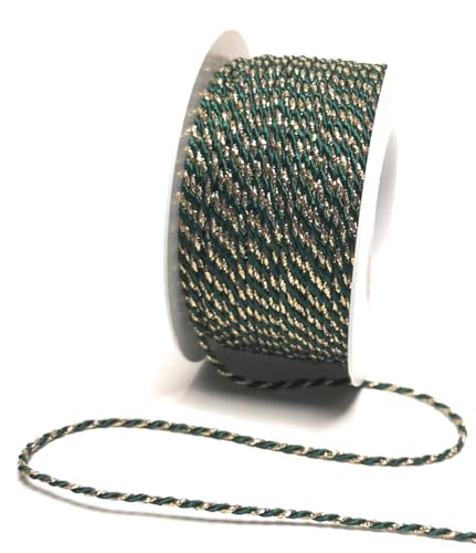 s.dekoda Kordel 50m x 2mm zweifarbig Grün - Gold Drehkordel Dekoband Kordelband Kordelschnur s.dekoda Kordel 50m x 2mm zweifarbig Grün - Gold Drehkordel Dekoband Kordelband Kordelschnur von s.dekoda