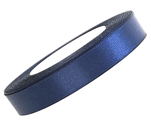 s.dekoda Satinband 25m x 10mm Blau - Dunkelblau Schleifenband Dekoband Satin von s.dekoda