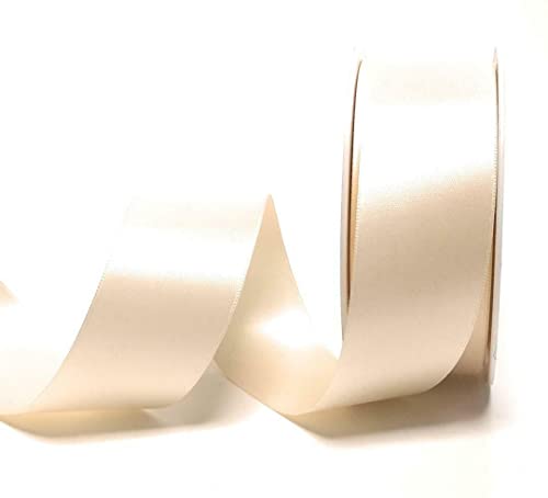 s.dekoda Satinband 25m x 40mm Creme - Elfenbein Schleifenband Dekoband Satin s.dekoda Satinband 25m x 40mm Creme - Elfenbein Schleifenband Dekoband Satin von s.dekoda
