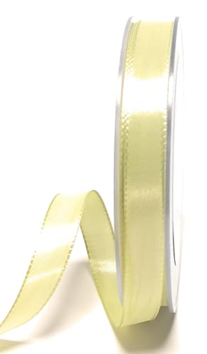 s.dekoda Taftband 50m x 15mm Schilfgrün Hellgrün Schleifenband Dekoband Taft Geschenkband [1100-510] von s.dekoda