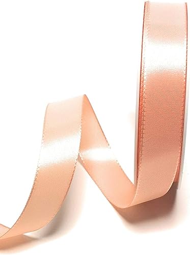 s.dekoda Taftband 50m x 25mm Apricot Schleifenband Dekoband Taft Geschenkband von s.dekoda