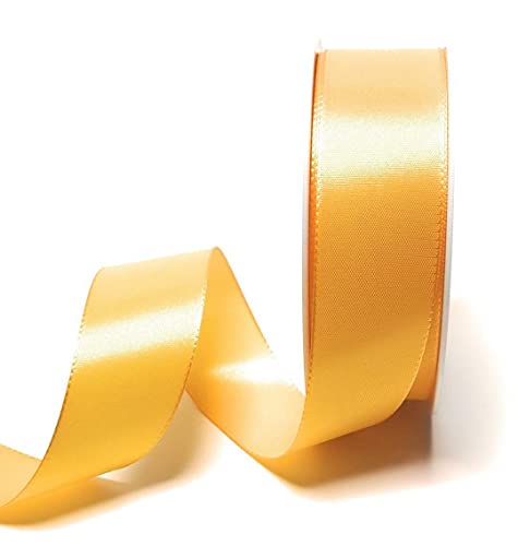 s.dekoda Taftband 50m x 40mm Gelb Schleifenband Dekoband Taft Geschenkband von s.dekoda