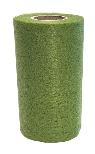 s.dekoda Tischband 20m x 15cm Vlies Tischläufer Vliesband Tischvlies Dekovlies Olivgrün Grün von s.dekoda