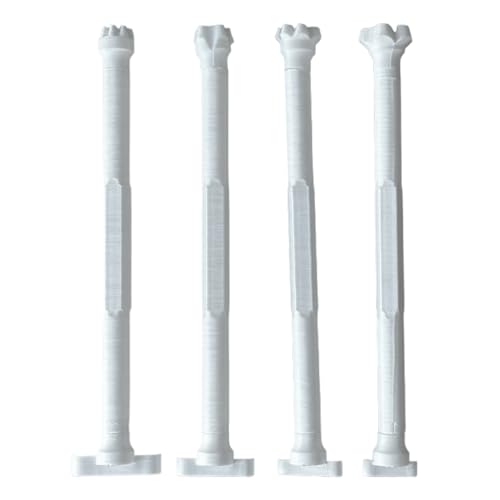 4-teiliges Mandala-Felsmalerei-Set mit doppelseitigen Stempel-Dotting-Stiften für künstlerische Präge- und DIY-Projekte (weiße Punkte-Pfotenknochen) von sacxi