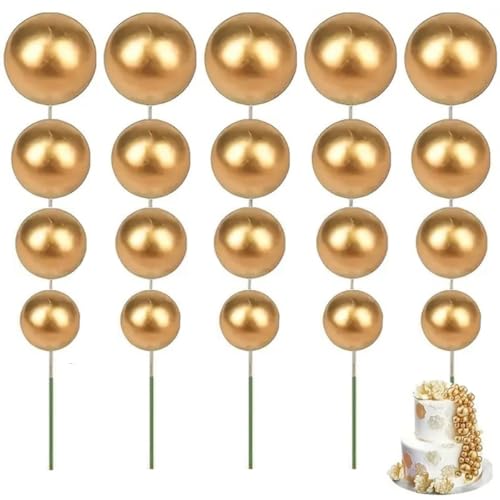 Gold-Kugeln für Kuchendekoration, goldfarbene Kuchenkugeln, Cupcake-Einsatz, Kuchendekoration, Bastelarbeiten, Backgeschirr, Dekorationswerkzeuge für Weihnachten, Geburtstag, Party, Hochzeit, Gold-Kugeln für Kuchendekoration, goldfarbene Kuchenkugeln, Cupcake-Einsatz, Kuchendekoration, Bastelarbeiten, Backgeschirr, Dekorationswerkzeuge für Weihnachten, Geburtstag, Party, Hochzeit, von sadwqgewnbf