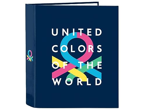 Benetton 'Herzes' Ringbuch mit 4 Ringen Benetton 'Herzes' Ringbuch mit 4 Ringen von safta
