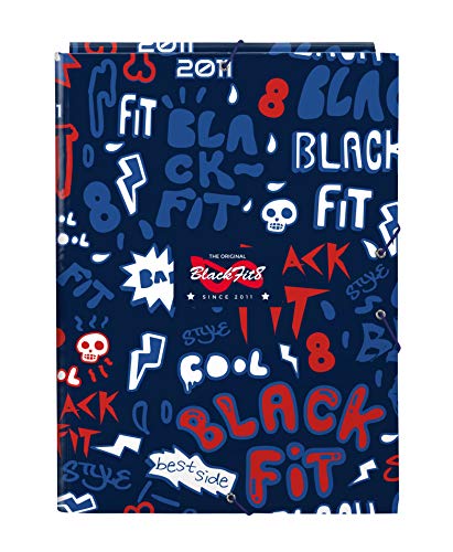 Blackfit8 -Blackfit8 Folio-Mappe mit 3 Klappen (SAFTA 542046068) von Blackfit8
