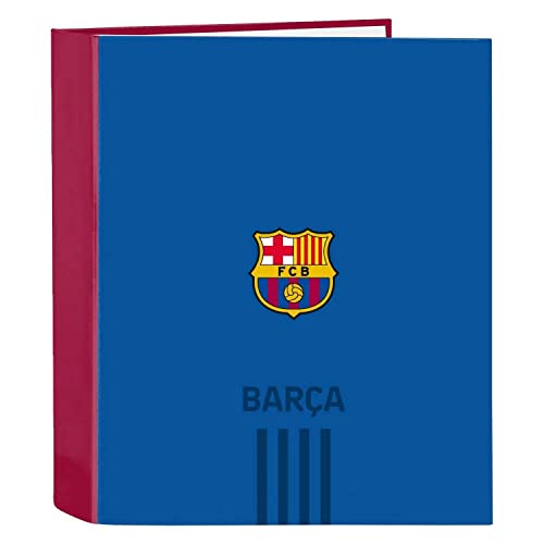 FC Barcelona Folio-Ordner mit 4 Ringen, 21/22, 270 x 60 x 330 mm von safta