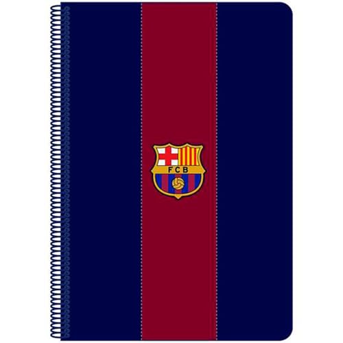 Folio Notizbuch, 80 H, harte Deckel, F.C. Barcelona 1. Team. 23/24 von safta