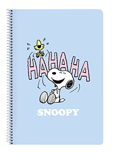 Notizbuch Folio 80 H, harte Deckel Snoopy "Imagine" von safta