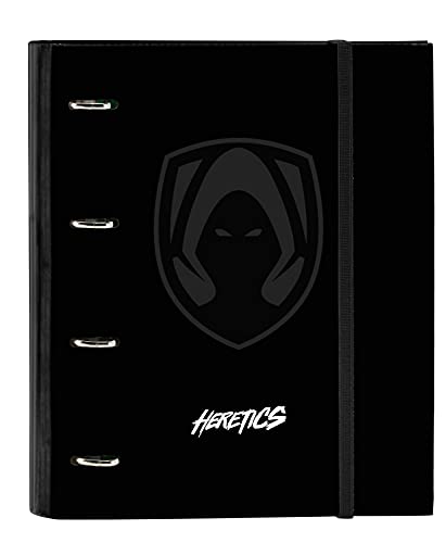 Team Heretics Ringbuch mit 4 Ringen, 35 mm, 100 Blatt A4, 270 x 35 x 320 mm von safta