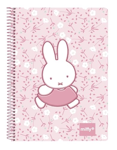safta Miffy Flores - Notizblock vorne, Notizbuch, ideal für Kinder im Schulalter, bequem und vielseitig, Qualität und Widerstandsfähigkeit, 13,5 x 1,9 x 17,9 cm, Pink, M, Lässig safta Miffy Flores - Notizblock vorne, Notizbuch, ideal für Kinder im Schulalter, bequem und vielseitig, Qualität und Widerstandsfähigkeit, 13,5 x 1,9 x 17,9 cm, Pink, M, Lässig von safta