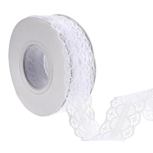 22M Spitzenband Weiß Vintage Baumwolle Dekoband Zierband Spitzenborte Vintage Spitzenband Häkelspitze Blumenspitzenbänder für Geschenkverpackungen Nähen Blume Partys Hochzeit 22M Spitzenband Weiß Vintage Baumwolle Dekoband Zierband Spitzenborte Vintage Spitzenband Häkelspitze Blumenspitzenbänder für Geschenkverpackungen Nähen Blume Partys Hochzeit von salbsever
