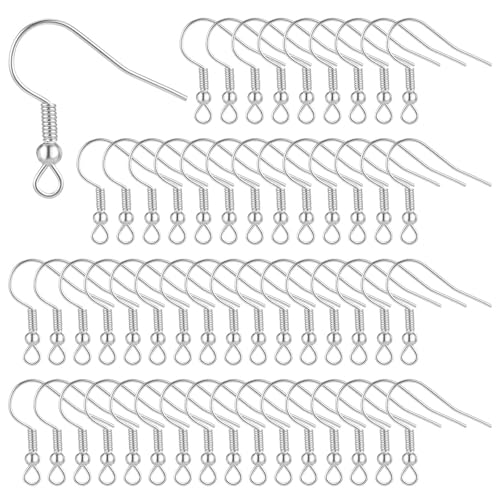 salbsever 400 Stück Edelstahl Ohrringhaken Ohrhänger Ohrhaken Französische Ohrringhaken Ohrring Verschlüssen und Biegeringen zur Herstellung für DIY Ohrring Machen salbsever 400 Stück Edelstahl Ohrringhaken Ohrhänger Ohrhaken Französische Ohrringhaken Ohrring Verschlüssen und Biegeringen zur Herstellung für DIY Ohrring Machen von salbsever
