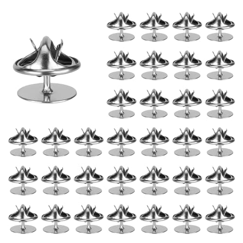 50 Pairs Metall-Verschlussstift Rückseiten, Tie Tack Pin Backs mit Blank Pins Stiftkappe Revers Stecknadelhalter Schmetterlingskupplung Rückseiten für Anstecker 50 Pairs Metall-Verschlussstift Rückseiten, Tie Tack Pin Backs mit Blank Pins Stiftkappe Revers Stecknadelhalter Schmetterlingskupplung Rückseiten für Anstecker von salbsever