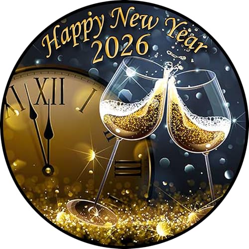 Tortenaufleger Fototorte Tortenbild Rund 20 cm Ø Silvester SI03 Tortenaufleger Fototorte Tortenbild Rund 20 cm Ø Silvester SI03 von sales-world24