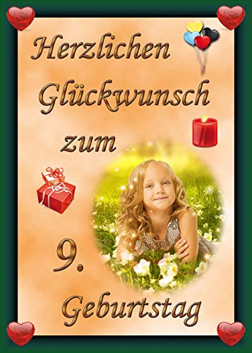 sales-world24 Tortenaufleger Fototorte Tortenbild zum Geburtstag DIN A5 G31 (Zuckerpapier) von sales-world24