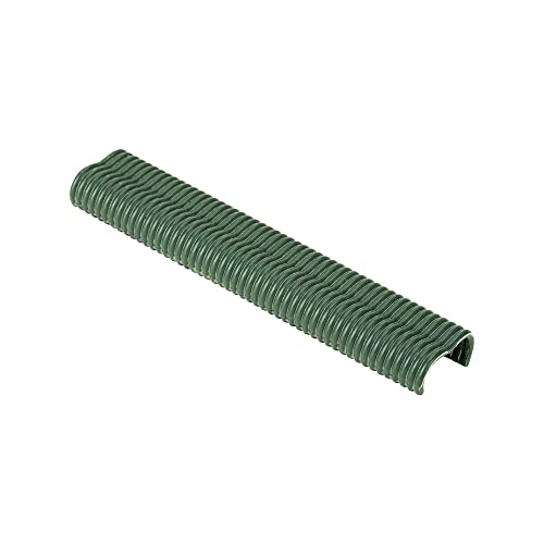 Zaunklammern Ω20 SALKI - Blister mit verzinkten Stahlringklammern Omega-20, 2 mm Durchmesser, ideal zum Heften von Zäunen, enthält 1000 Stück, Farbe Grün Zaunklammern Ω20 SALKI - Blister mit verzinkten Stahlringklammern Omega-20, 2 mm Durchmesser, ideal zum Heften von Zäunen, enthält 1000 Stück, Farbe Grün von salki