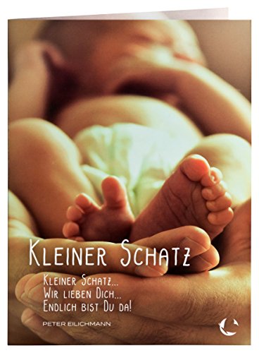 CD-Karte - Glückwunschkarte zur Geburt & Taufe "Kleiner Schatz" hochwertige Klappkarte mit einem Song auf CD von samariter-medien