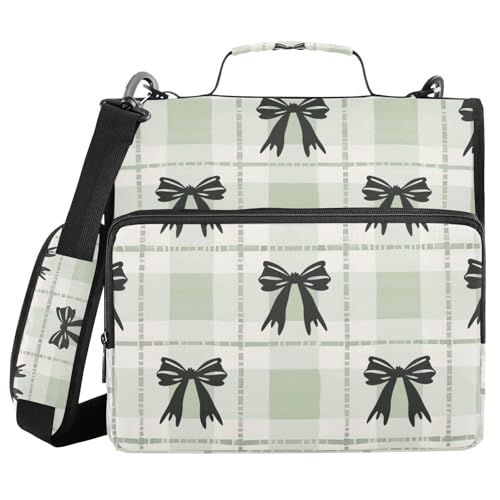 Aktenordner mit 3 Ringen, stabiler Reißverschluss, mit Griff, mehrere Taschen, Schulordner, Organizer für Büro, Schule Aktenordner mit 3 Ringen, stabiler Reißverschluss, mit Griff, mehrere Taschen, Schulordner, Organizer für Büro, Schule von sanluoli