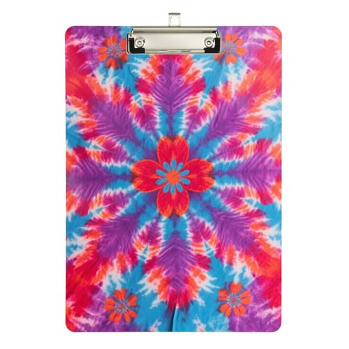 Böhmische farbige Batik-Fahrzeug-Klemmbrett-Halter, Standard-Loch, für Lehrer im ersten Jahr, Größe 22,9 x 30,5 cm Böhmische farbige Batik-Fahrzeug-Klemmbrett-Halter, Standard-Loch, für Lehrer im ersten Jahr, Größe 22,9 x 30,5 cm von sanluoli