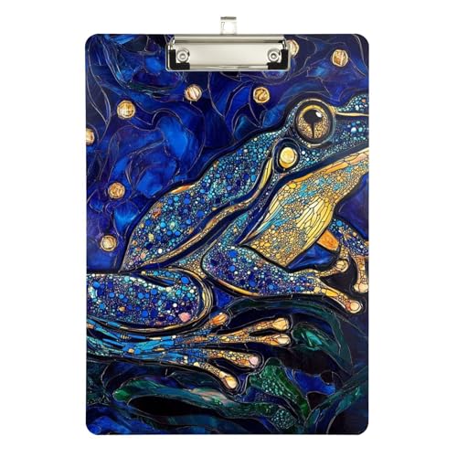 Boho-Klemmbretter mit Frosch-Design, Standard-Loch, für Krankenschwestern, Hausbauer, Größe 22,9 x 30,5 cm Boho-Klemmbretter mit Frosch-Design, Standard-Loch, für Krankenschwestern, Hausbauer, Größe 22,9 x 30,5 cm von sanluoli
