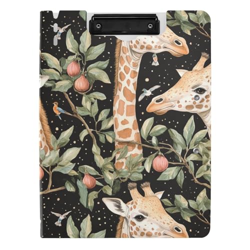 Faltbare Klemmbretter Giraffen, Früchte, frisch, A4, Klemmbrett, Binderfolio, Doppelklammern, Stifthalter, Schulklemmbrett mit Deckel Faltbare Klemmbretter Giraffen, Früchte, frisch, A4, Klemmbrett, Binderfolio, Doppelklammern, Stifthalter, Schulklemmbrett mit Deckel von sanluoli