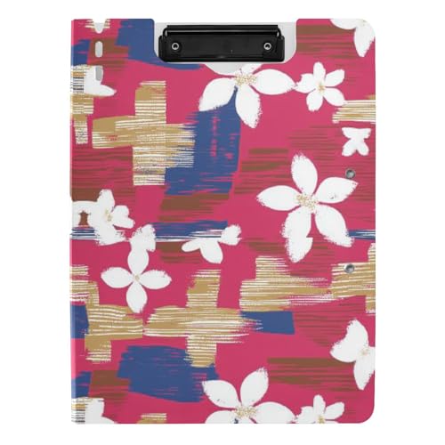 Faltbare Klemmbretter Rote Blumen Japanisches A4-Klemmbrett mit Ordner Doppelte Metallclips Stifthalter Still-Clipboard mit Abdeckung Faltbare Klemmbretter Rote Blumen Japanisches A4-Klemmbrett mit Ordner Doppelte Metallclips Stifthalter Still-Clipboard mit Abdeckung von sanluoli