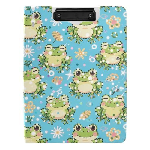 Faltbares Klemmbrett, künstliche Pailletten, Glitzer, blauer Frosch, A4, Klemmbrett, Folio-Ordner, Doppel-Clips, Stifthalter, Still-Clipboard mit Abdeckung Faltbares Klemmbrett, künstliche Pailletten, Glitzer, blauer Frosch, A4, Klemmbrett, Folio-Ordner, Doppel-Clips, Stifthalter, Still-Clipboard mit Abdeckung von sanluoli
