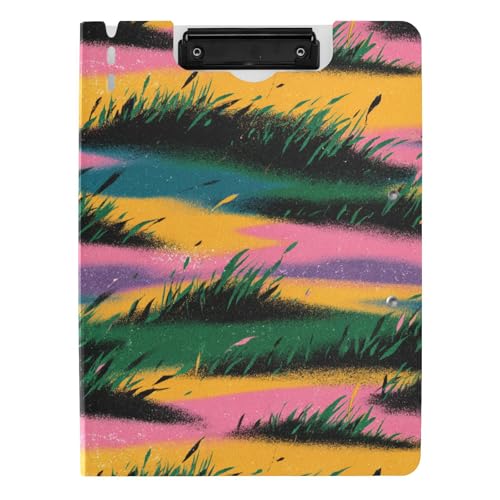 Faltbares Klemmbrett Abstraktes Retro Orange Rosa Gras Land A4 Klemmbrett Folio Binder Doppelte Metallclips Stifthalter Schule Klemmbrett mit Hardcover Faltbares Klemmbrett Abstraktes Retro Orange Rosa Gras Land A4 Klemmbrett Folio Binder Doppelte Metallclips Stifthalter Schule Klemmbrett mit Hardcover von sanluoli