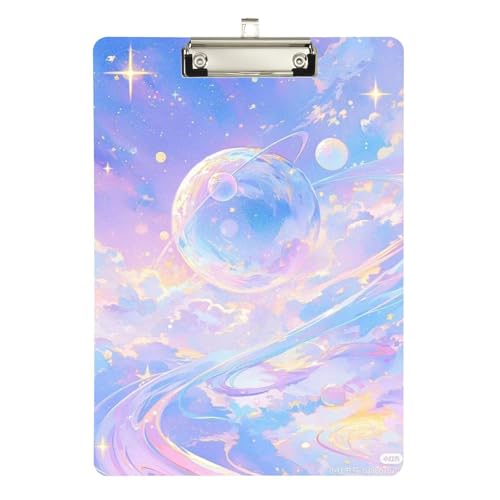 Farbiges Nebula-Klemmbrett, gepolstert, Standard-Loch, für Lehrer im ersten Jahr, Größe 22,9 x 30,5 cm Farbiges Nebula-Klemmbrett, gepolstert, Standard-Loch, für Lehrer im ersten Jahr, Größe 22,9 x 30,5 cm von sanluoli