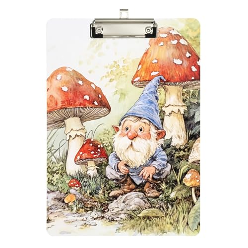 Gepolstertes Klemmbrett mit Zwergpilz, Standard-Loch, für Krankenpfleger, Studenten, Handel, Größe 22,9 x 30,5 cm Gepolstertes Klemmbrett mit Zwergpilz, Standard-Loch, für Krankenpfleger, Studenten, Handel, Größe 22,9 x 30,5 cm von sanluoli