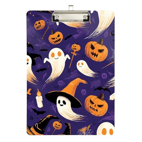 Halloween Geister Kürbis Mädchen Klemmbrett für Schule Acryl niedlich für Lehrer Krankenpflege Größe 9 x 12 Halloween Geister Kürbis Mädchen Klemmbrett für Schule Acryl niedlich für Lehrer Krankenpflege Größe 9 x 12 von sanluoli