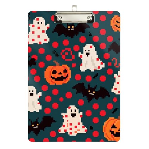 Halloween-Klemmbretter aus Hartfaserplatte, Standard-Loch, für legale Frauen, Basketball-Trainer, Größe 22,9 x 30,5 cm, Rot Halloween-Klemmbretter aus Hartfaserplatte, Standard-Loch, für legale Frauen, Basketball-Trainer, Größe 22,9 x 30,5 cm, Rot von sanluoli