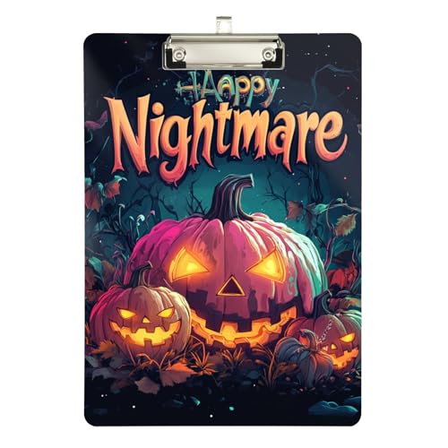 Happy Halloween Kürbisse Physiotherapie Klemmbrett Hartbrett für Krankenschwestern Home Contractor Größe 9 x 12 Happy Halloween Kürbisse Physiotherapie Klemmbrett Hartbrett für Krankenschwestern Home Contractor Größe 9 x 12 von sanluoli